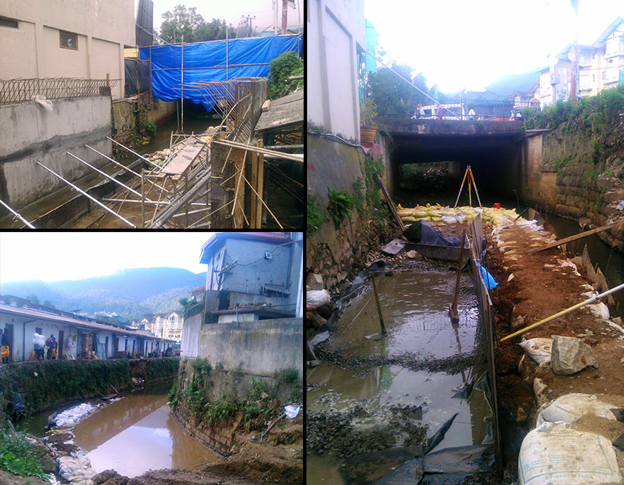 Construction of Box Culvert and Debris Trap at Nuwaraeliya Commercial Complex